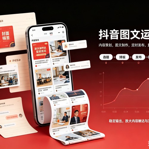 峄城抖音图文代运营服务